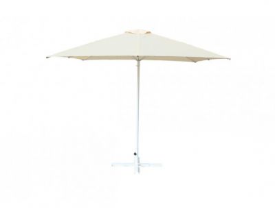 зонт уличный митек 2,5х2,5 м  без волана, стальной, с подставкой,стойка 40мм.