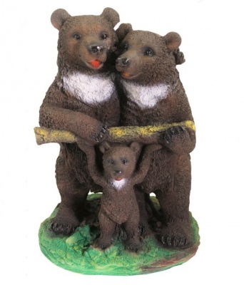 садовая фигурка "три медведя"